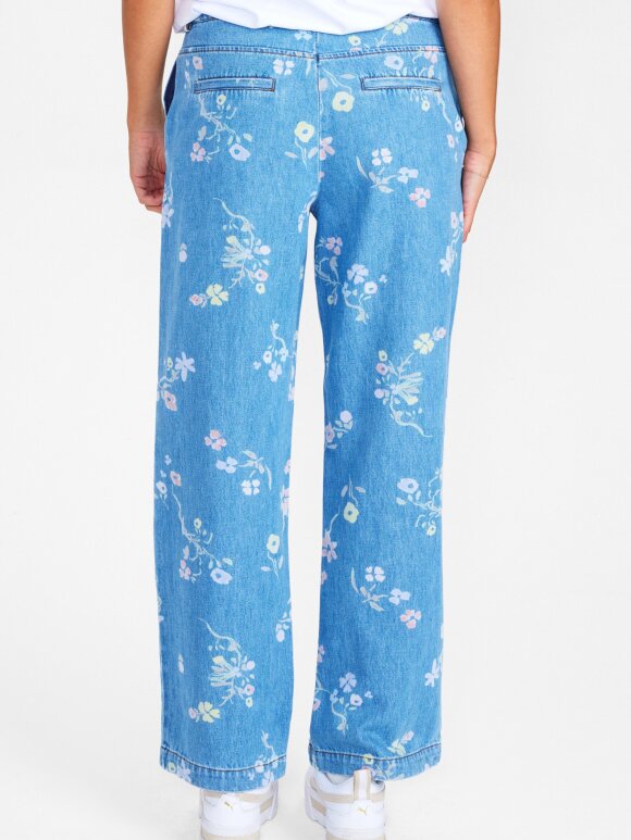 Numph - NUPetra Pants - Light blue