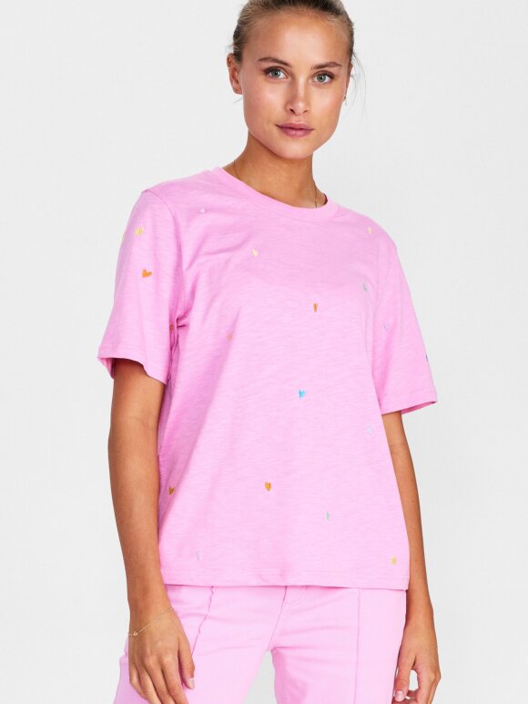 Numph - NUKristin Tee - Gots  pink