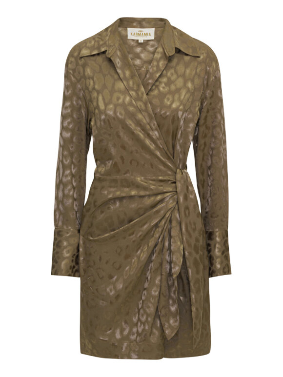 Karmamia - Ivy Wrap dress - Latte Leo