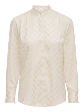 Karmamia - Trinity Shirt - Ivory jacquard Karmamia - Trinity Shirt - Ivory jacquard