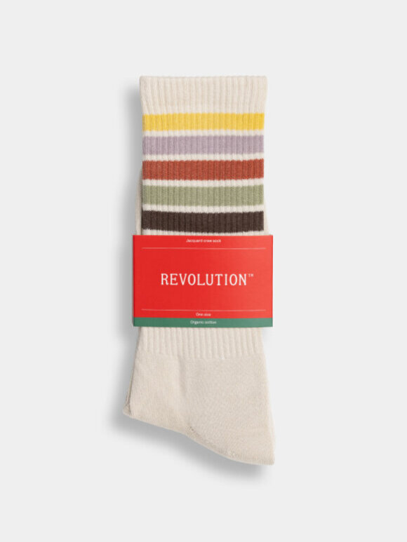 Revolution - Jacquard Crew Sock