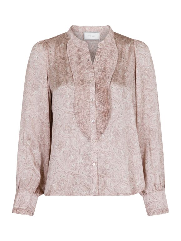 Neo Noir - Zola Flowy Paisley Bluse Rose