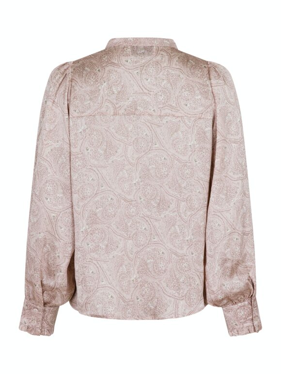 Neo Noir - Zola Flowy Paisley Bluse Rose