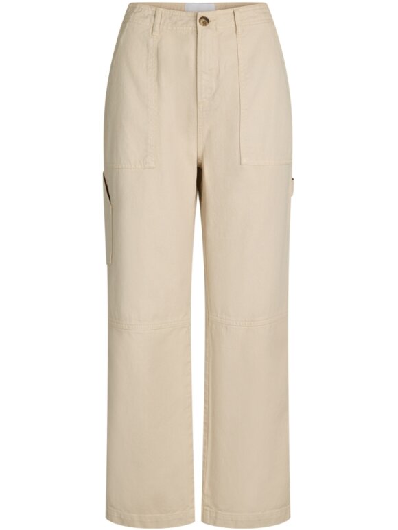 La Rouge - Louise Workers Pants Off White