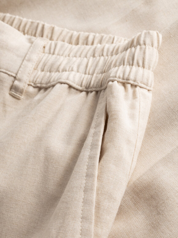 Les Deux - Pino Linen Pants  Ivory