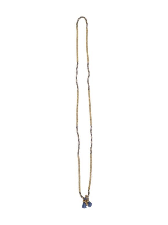 Black Colour - BCDevi Neckstring gold/blue