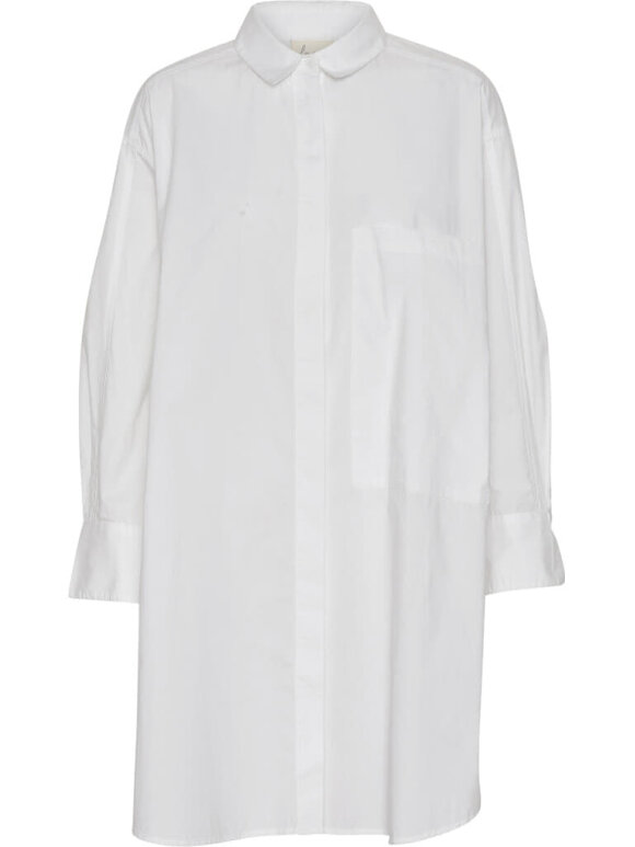 FRAU - Lyon LS Lang shirt white