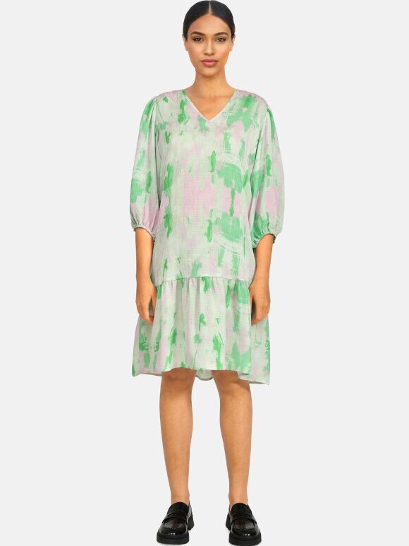 Love & Divine - Love950 Dress Green/pink