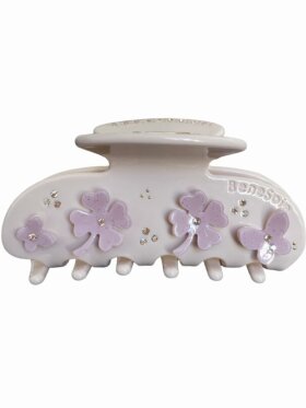 Bénésoie - Small BS Clip in Pink Clover Bénésoie - Small BS Clip in Pink Clover