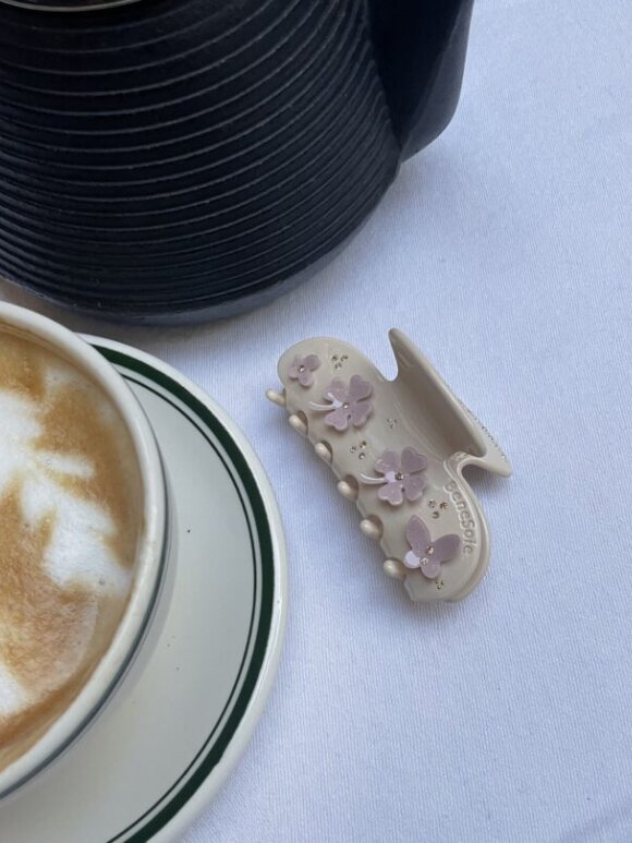 Bénésoie - Small BS Clip in Pink Clover