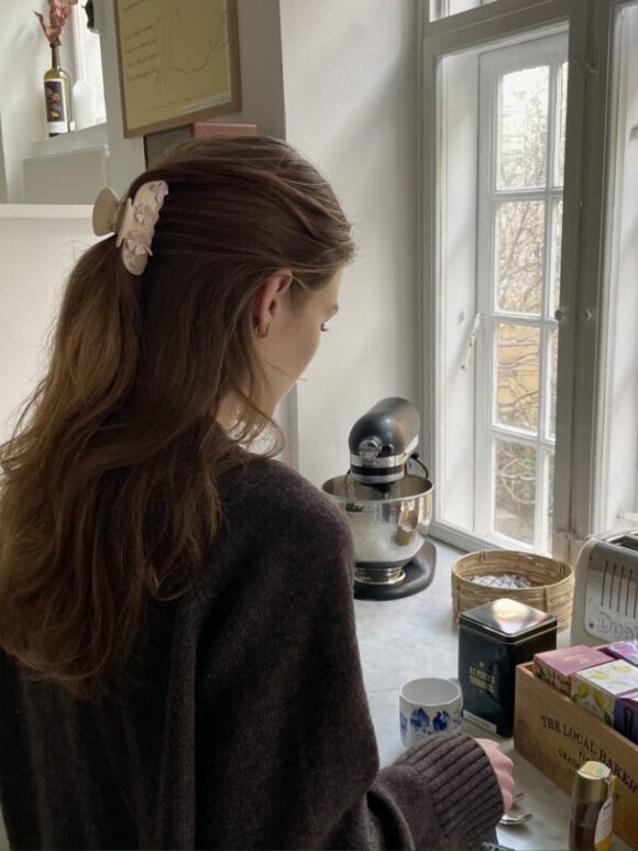 Bénésoie - Small BS Clip in Pink Clover