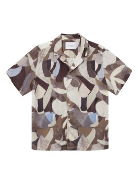 Les Deux - Knox Aop Tencel Ss Shirt Les Deux - Knox Aop Tencel Ss Shirt