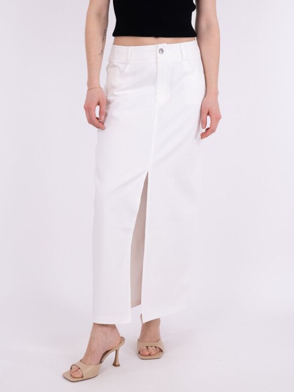 Neo Noir - Frankie Denim Skirt Off White