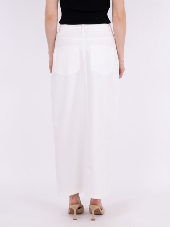 Neo Noir - Frankie Denim Skirt Off White