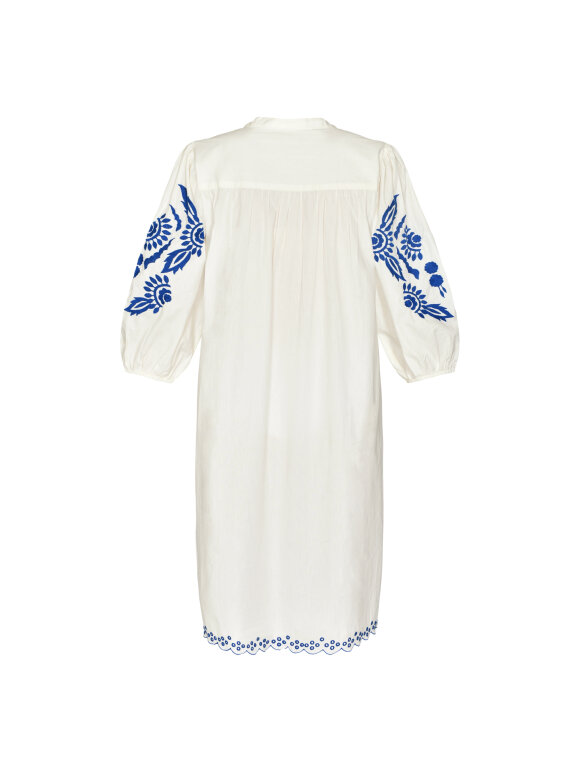 Love & Divine - Love967 Dress Cream/blue