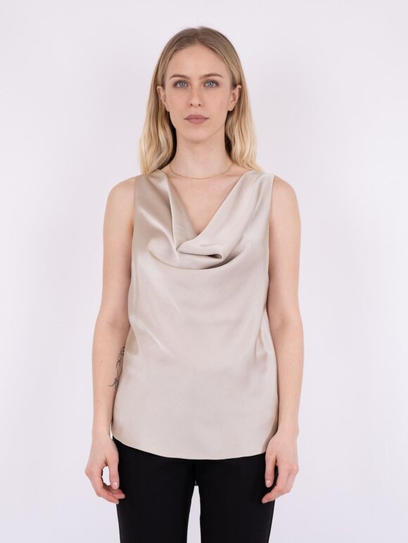Neo Noir - Merle Heavy Sateen Top champan