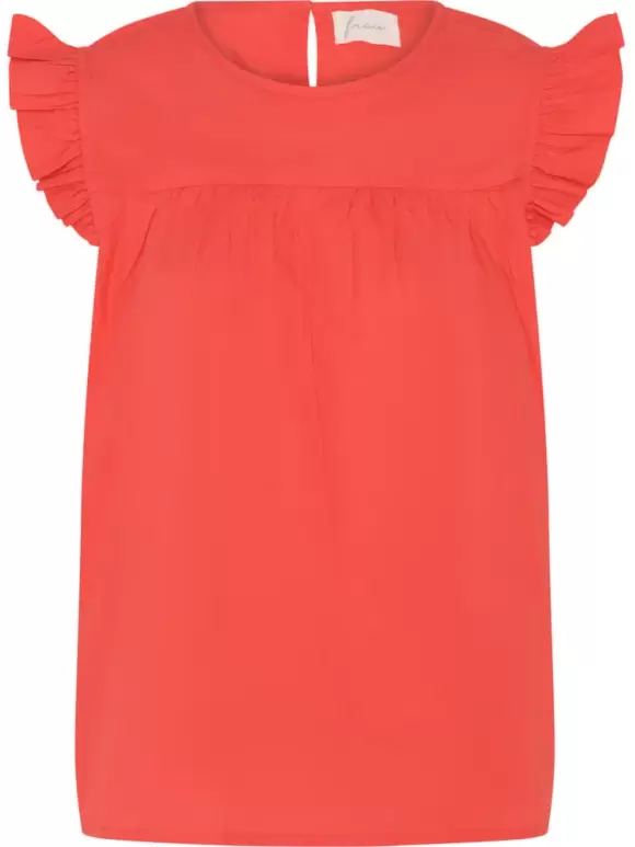 FRAU - Stockholm SL Top hot coral