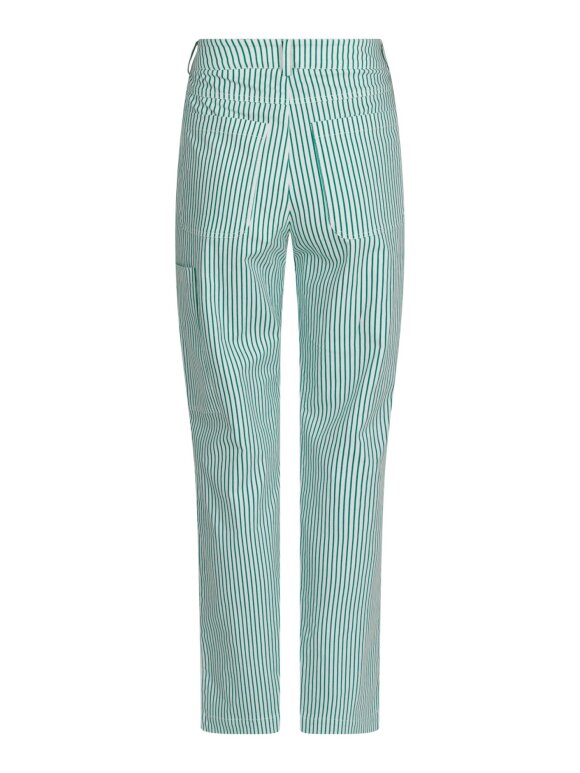 Neo Noir - Zuzan Big Stripe Pants green