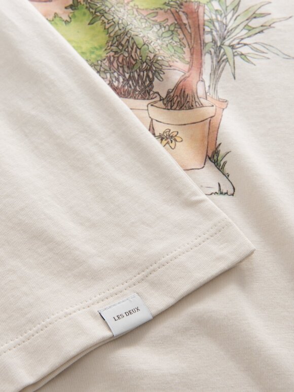 Les Deux - Hiroto T-Shirt Ivory