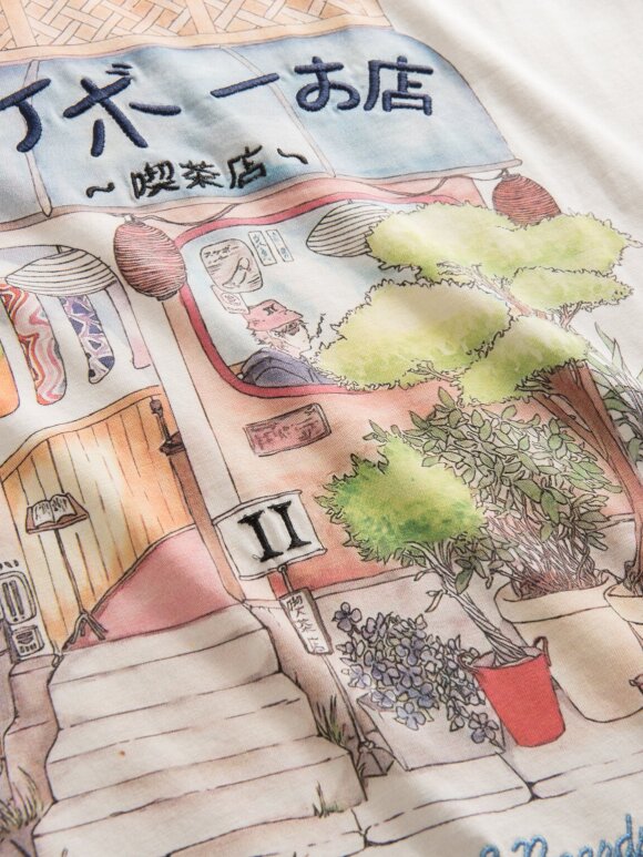 Les Deux - Hiroto T-Shirt Ivory