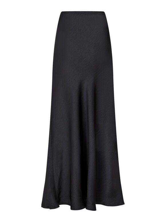 Neo Noir - Vicky Heavy sateen skirt black