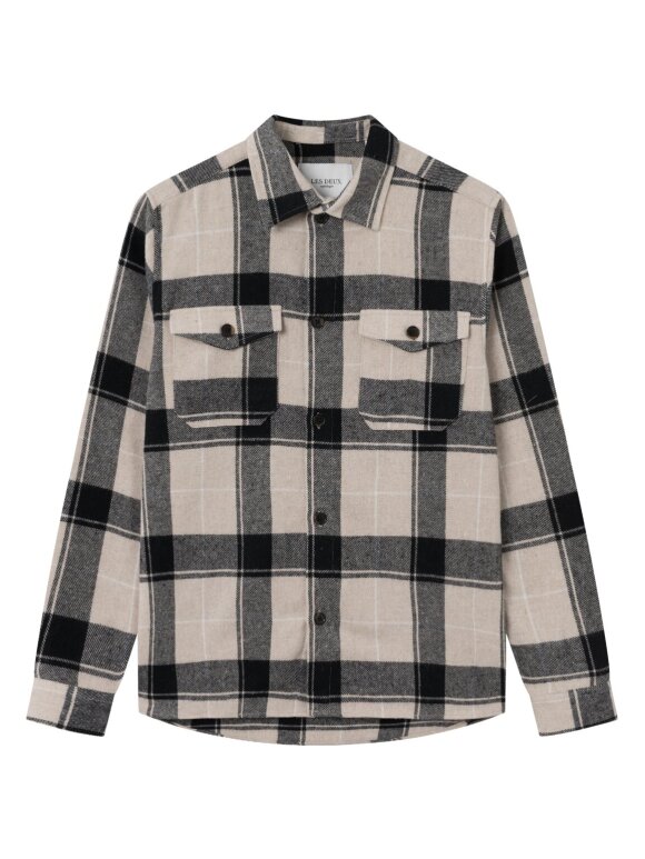 Les Deux - Lennon Check Shirt Dusty teak