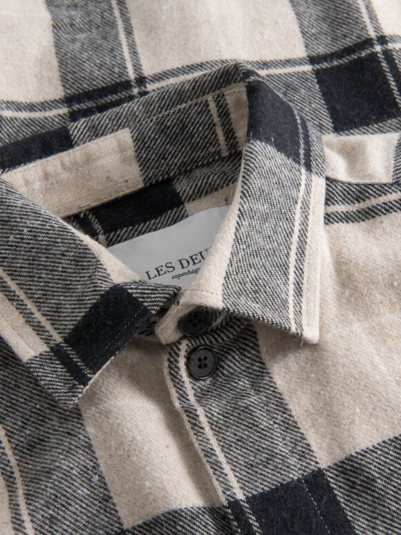 Les Deux - Lennon Check Shirt Dusty teak