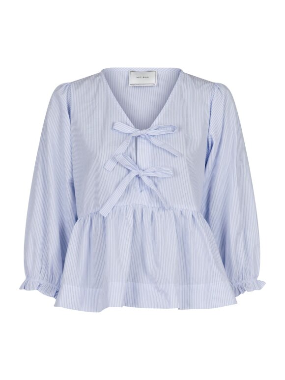 Neo Noir - Bella Slim Stripe Blouse