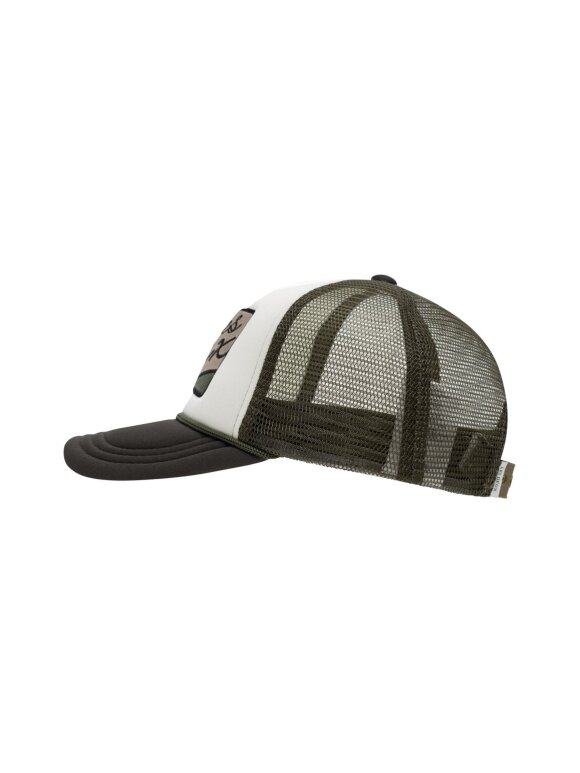 Les Deux - Waylon Foam Cap pine green/ivo