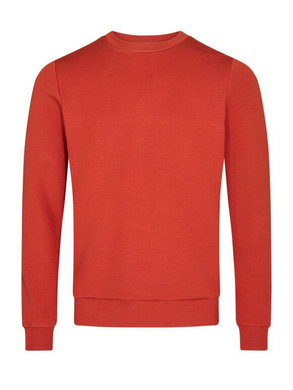 Mos Mosh Gallery - MMGAbel Crew Neck Sweat orange