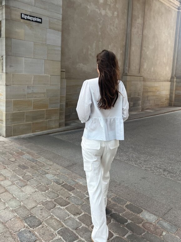 Neo Noir - Bella Slim Stripe Blouse