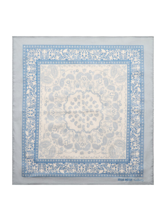 Mos Mosh Gallery - MMG Tørklæde Light Blue Paisle