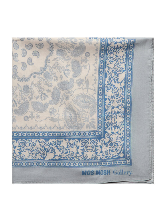 Mos Mosh Gallery - MMG Tørklæde Light Blue Paisle
