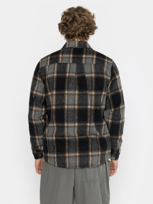 Revolution - Lined Overshirt W. Zipper