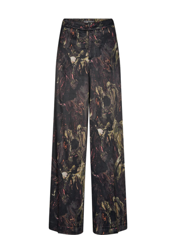 Mos Mosh - MMJules Marble Pant Black