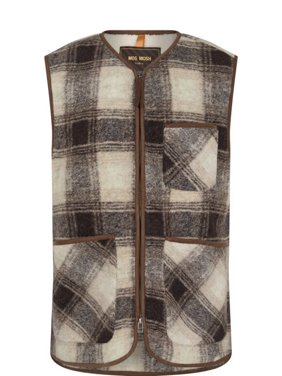 Mos Mosh Gallery - MMGTomasso Vest Varm Camel