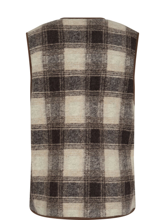 Mos Mosh Gallery - MMGTomasso Vest Varm Camel
