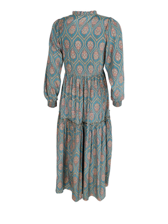 Black Colour - BCLuna Rosa Boho Dress Green