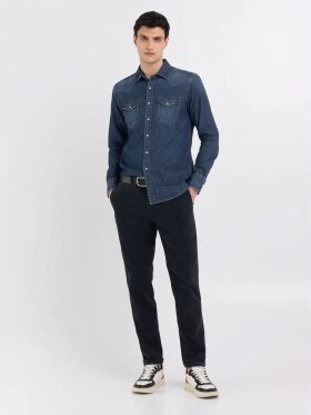 Replay - Shirt Dark blue Denim