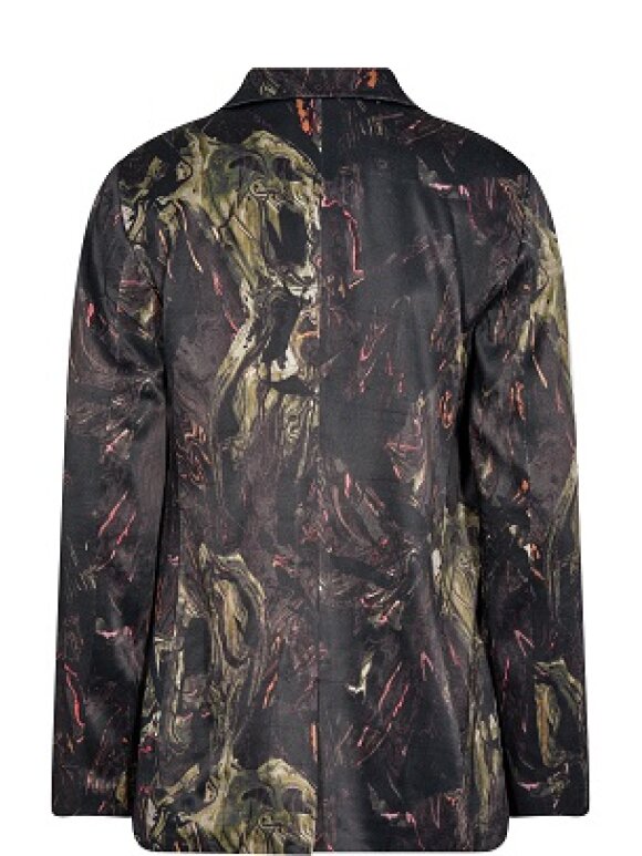 Mos Mosh - MMBine Marble Blazer Black
