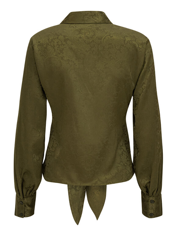 Karmamia - Lee Shirt Army Paisley Jacquar