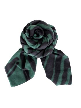 Black Colour - BCZebra soft Winter Scarf gree Black Colour - BCZebra soft Winter Scarf gree