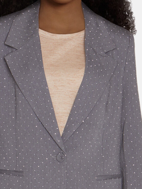 Love & Divine - Love1021 Blazer Grey/rhineston