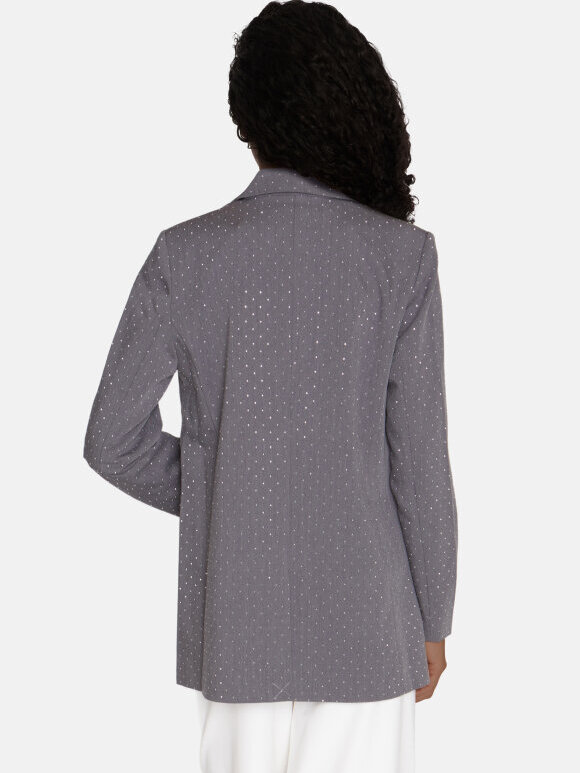 Love & Divine - Love1021 Blazer Grey/rhineston