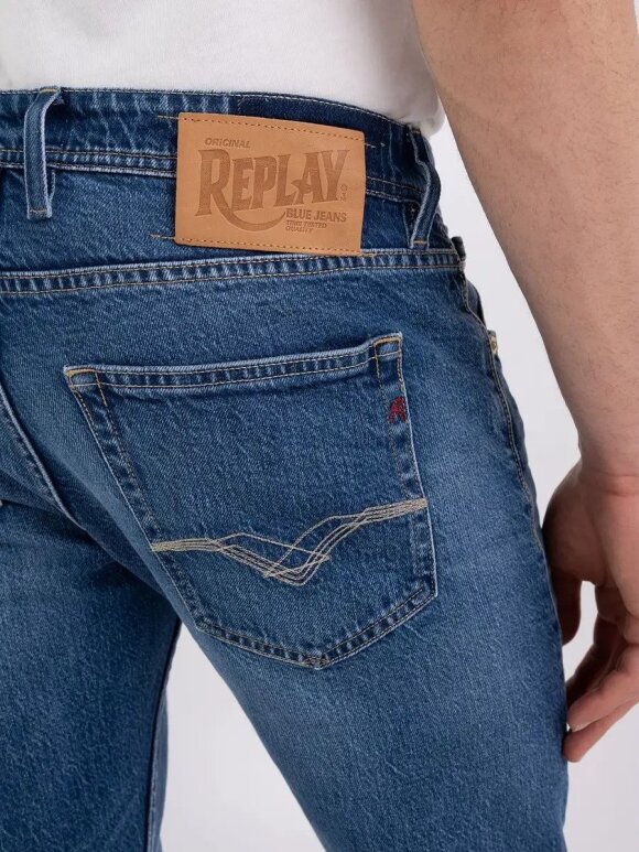 Replay - Grover Medium Blue  Jeans