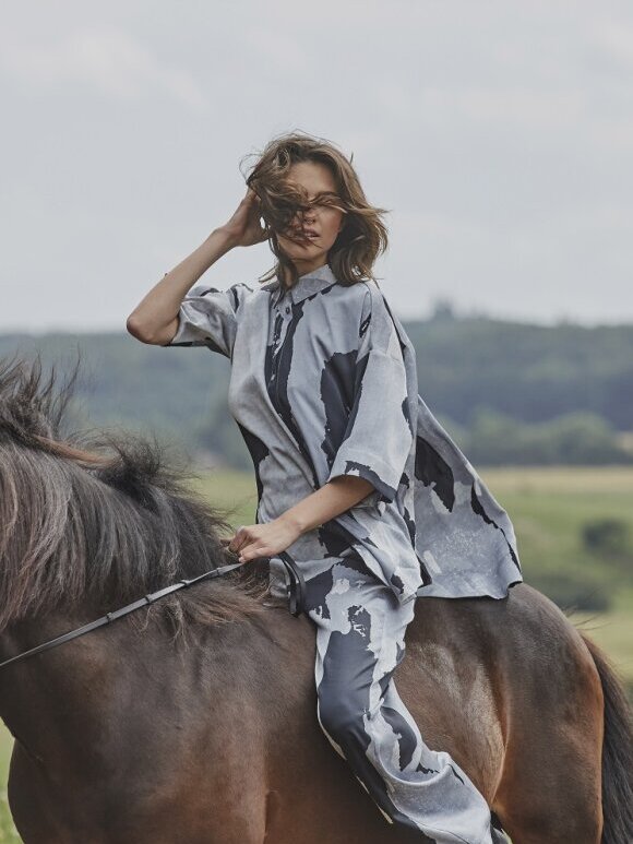 Love & Divine - Love791-2 Shirt grey Graphic