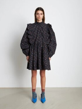 Stella Nova - Mini cotton dress w toungues Stella Nova - Mini cotton dress w toungues