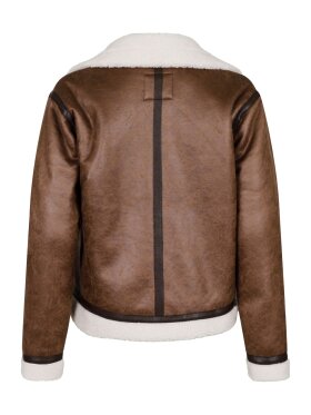 Neo Noir - Sadie Teddy Jacket Brown