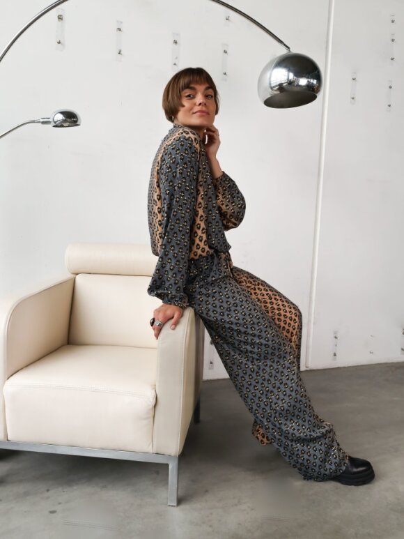 Black Colour - BCLuna L/S Jumpsuit Semistone