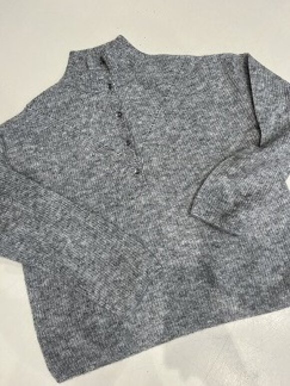 Mos Mosh - MMBryna Thora Knit Grey Melange